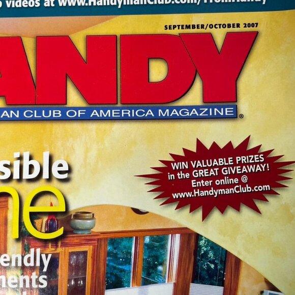 Handyman Woodworking Magazine Vol 15 Issue 84 No 5 Sept Oct  2007 u Accessible H - Picture 2 of 9